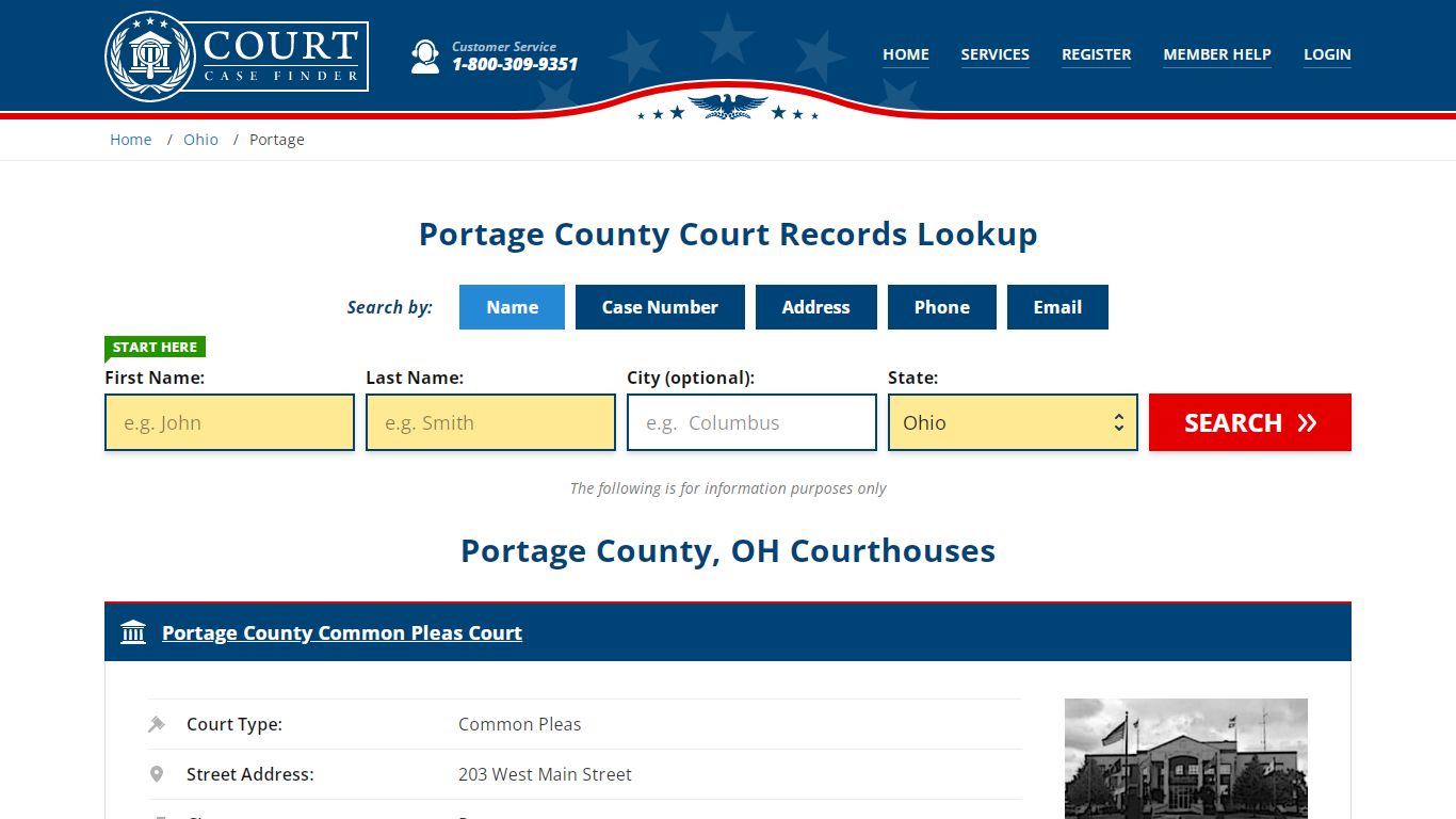 Portage County Court Records | OH Case Lookup